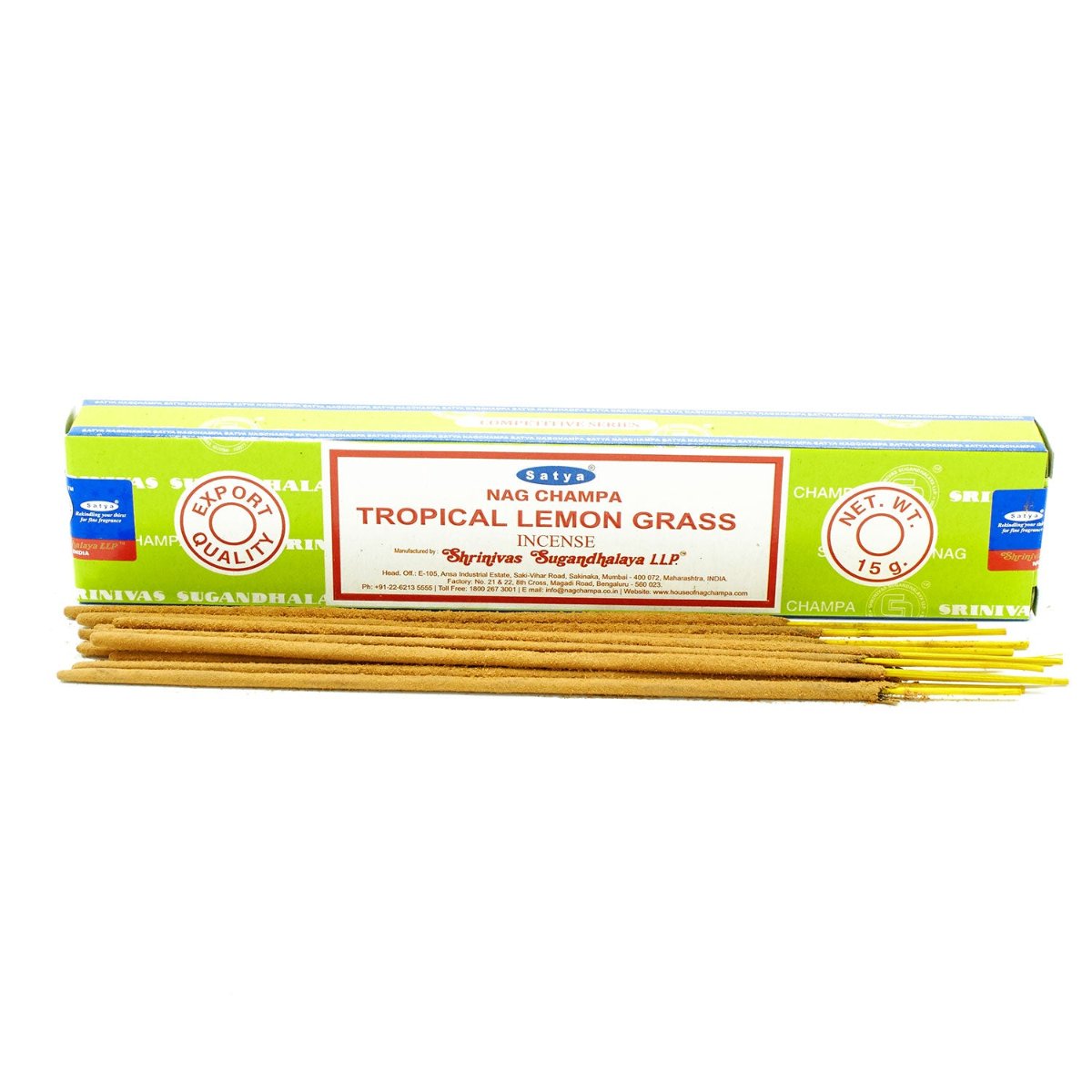 Incense Sticks "Satya" | Tropical Lemon Grass