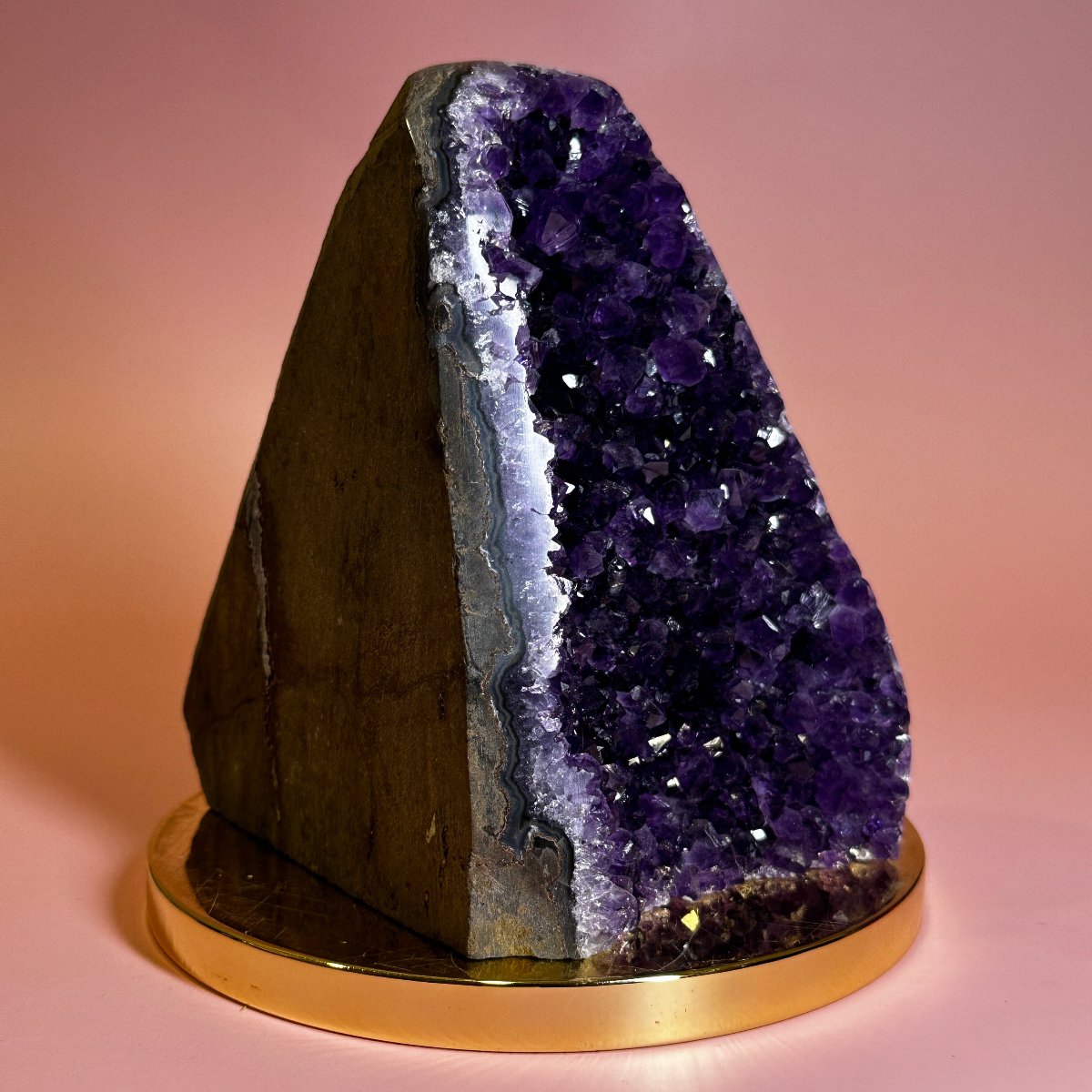 Dark Amethyst Geode