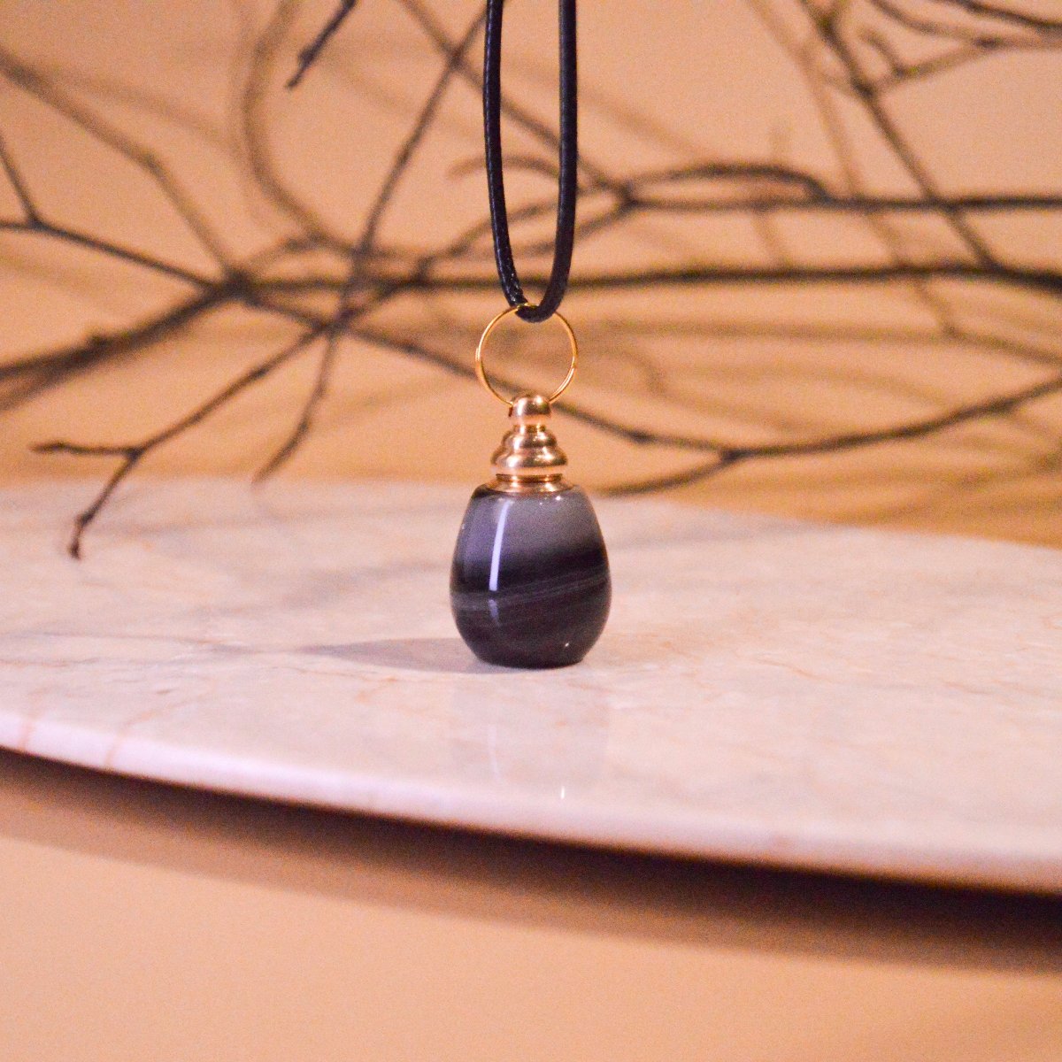 Bottle Necklace "AGATE"