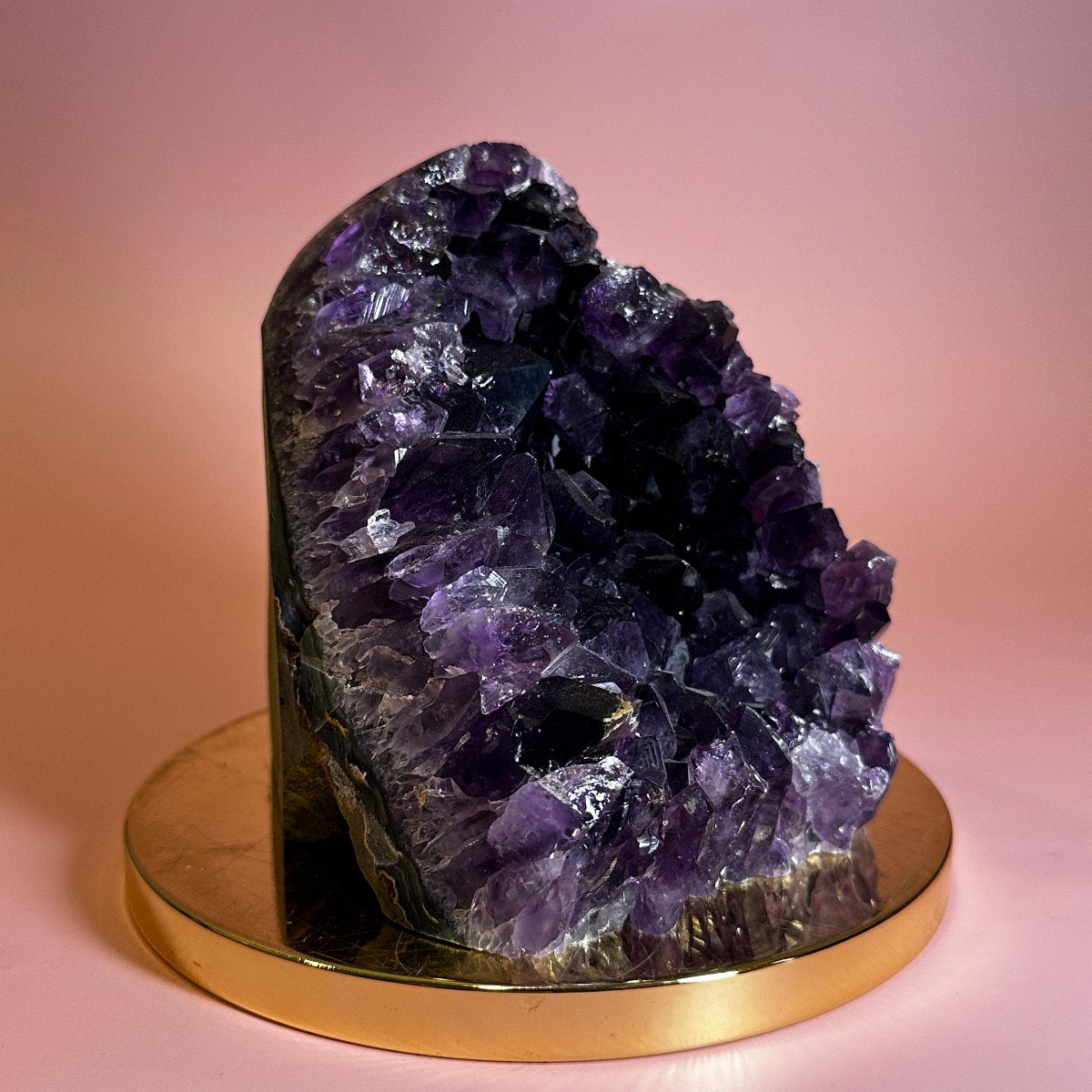 Dark Amethyst Geode