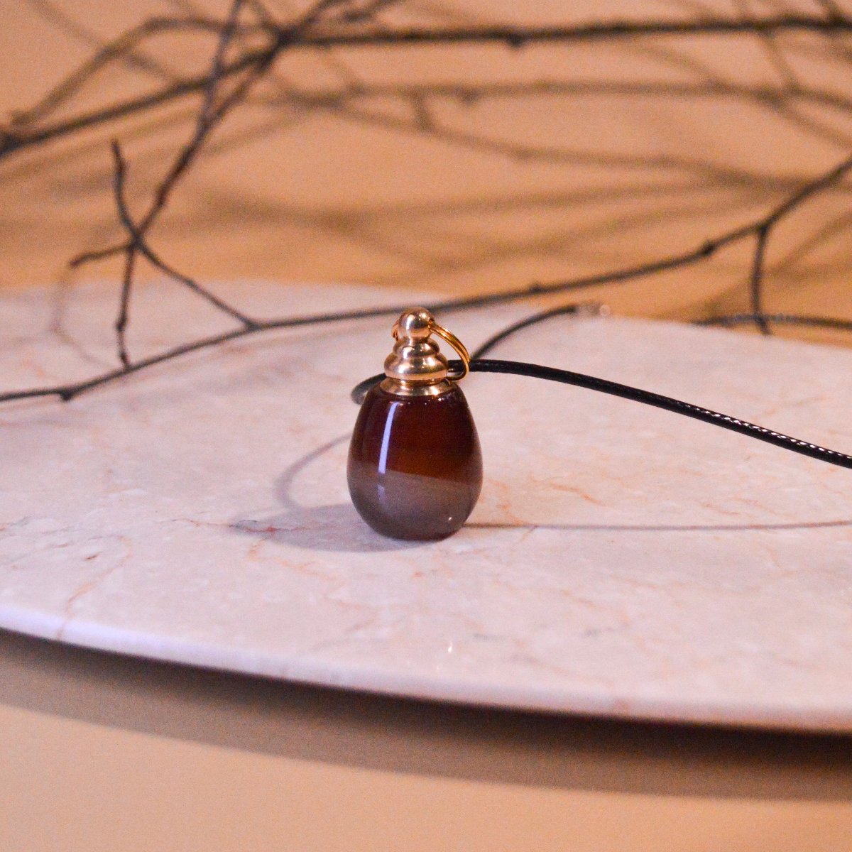 Bottle Necklace "AGATE"