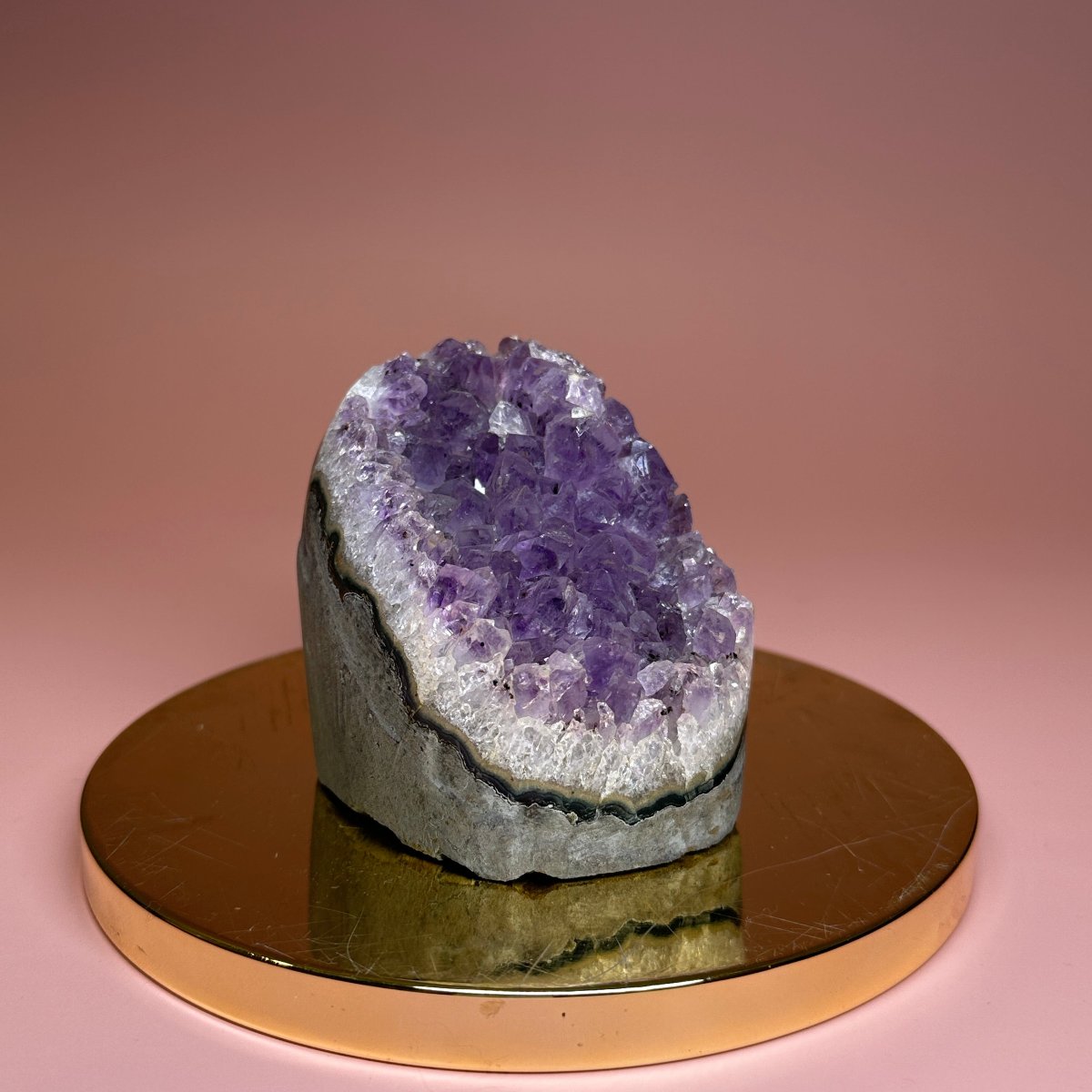 Dark Amethyst Geode