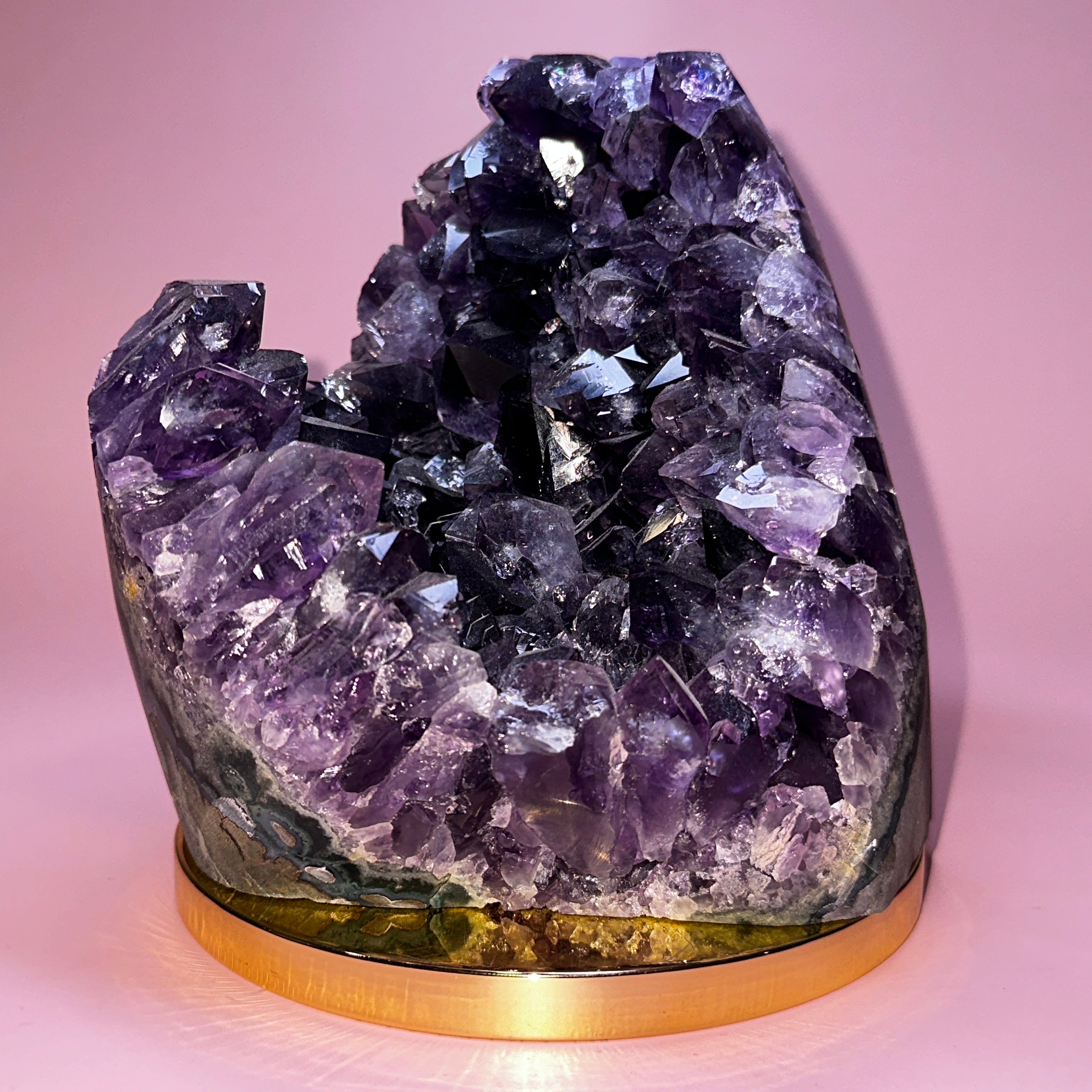 Dark Amethyst Geode