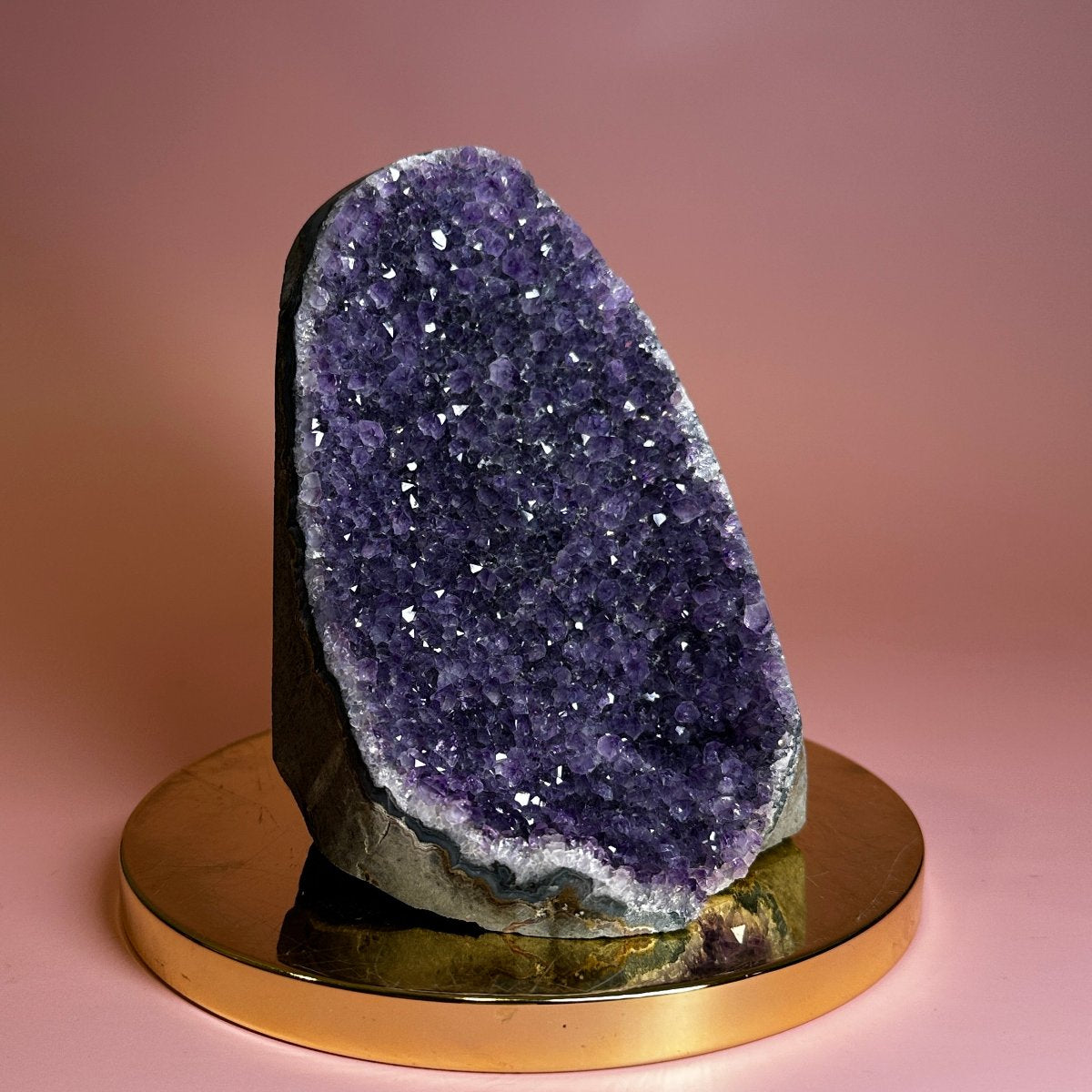 Dark Amethyst Geode