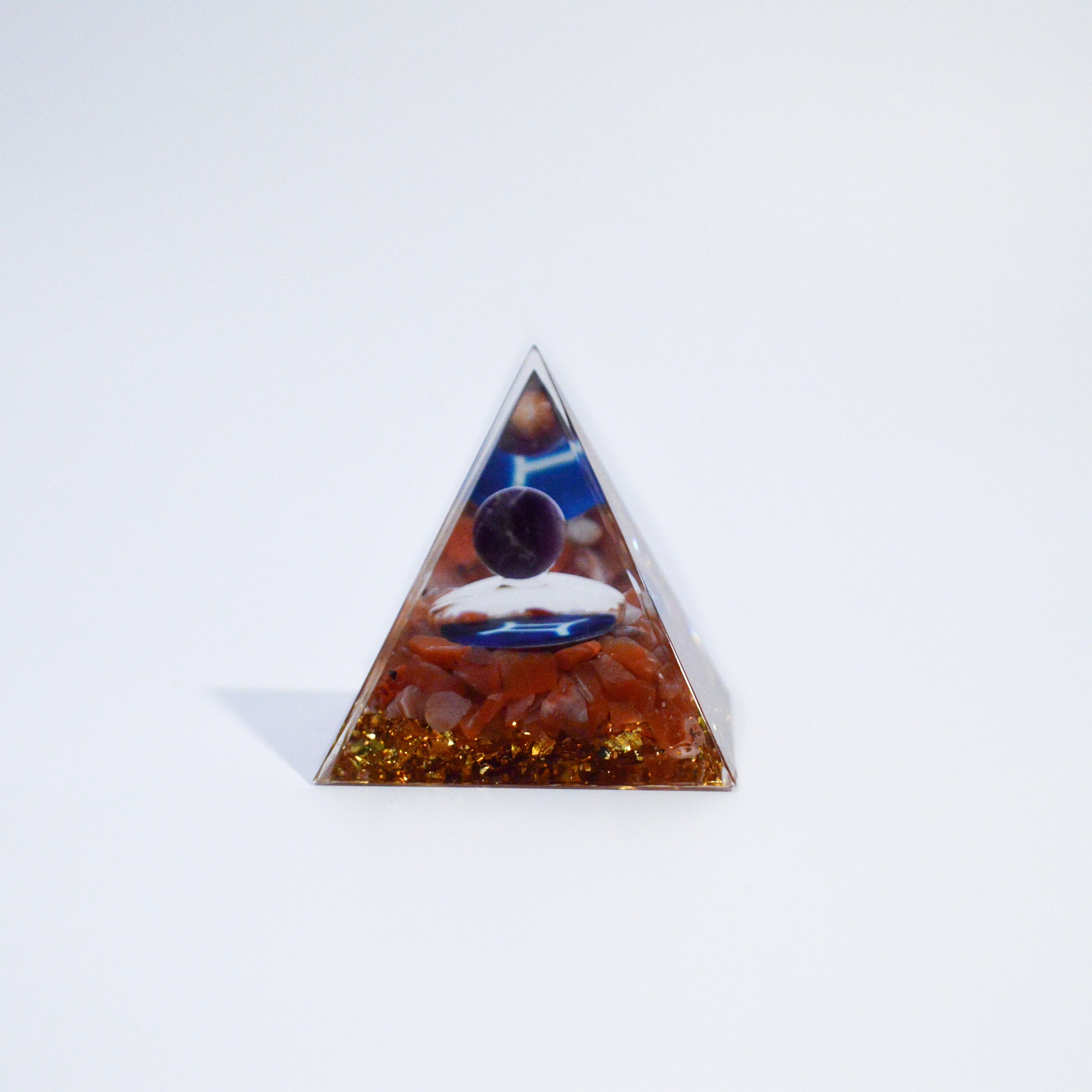 Orgonite - Zodiac Pyramid "GEMINI"