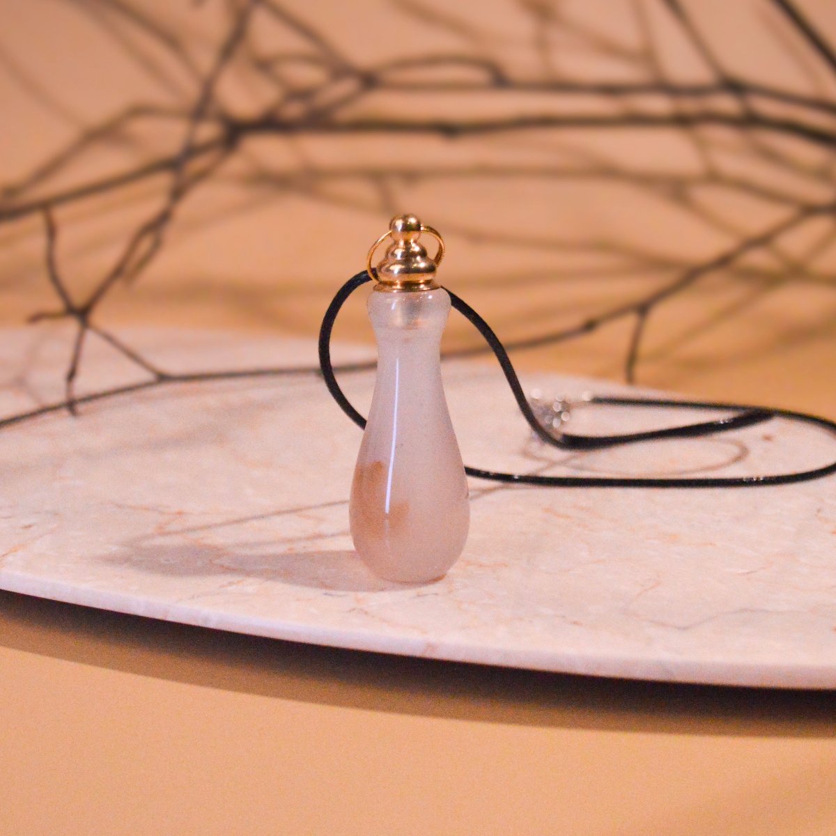 Bottle Necklace "AGATE"