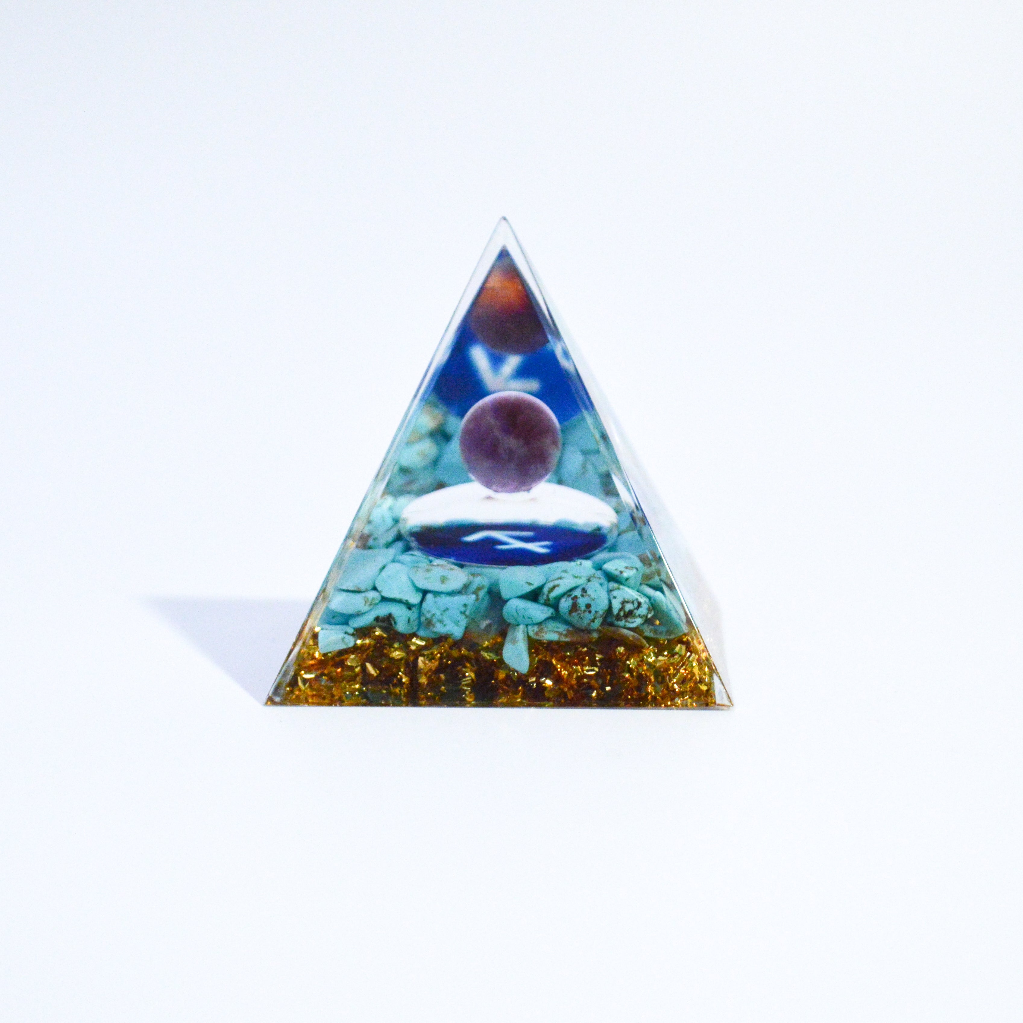 Orgonite - Zodiac Pyramid "SAGITTARIUS"