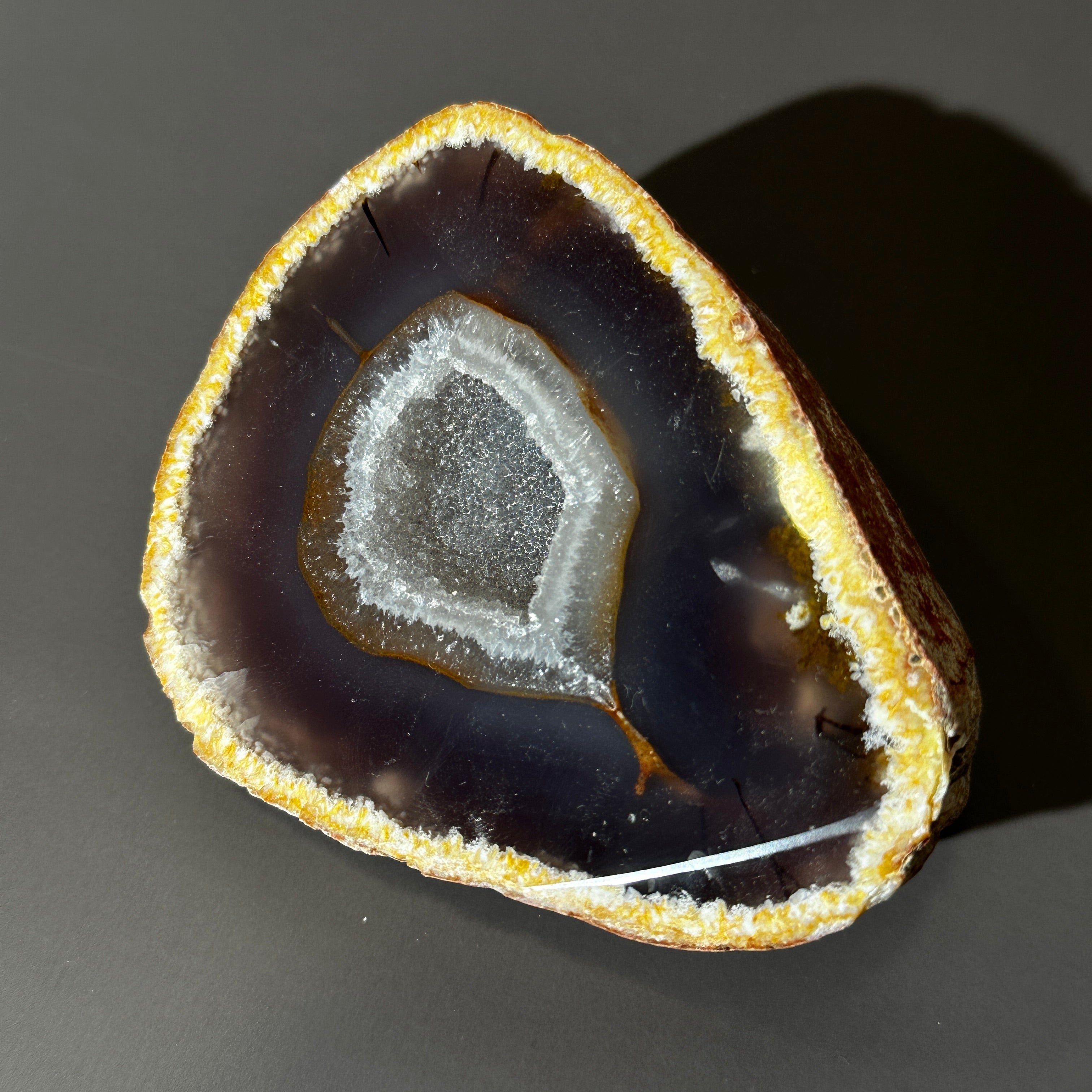 Agate Geode Half (Sleeping)