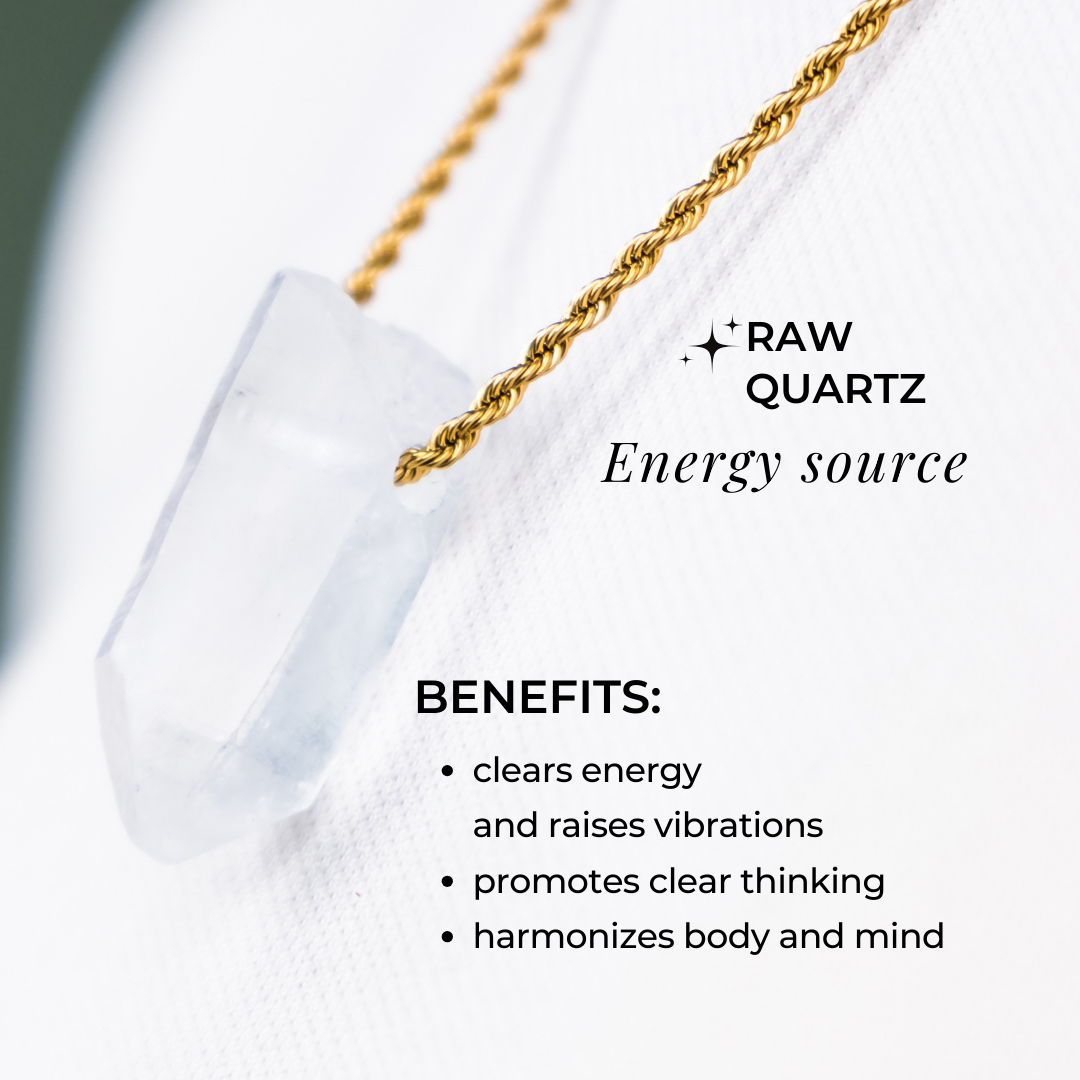 Raw Quartz Necklace