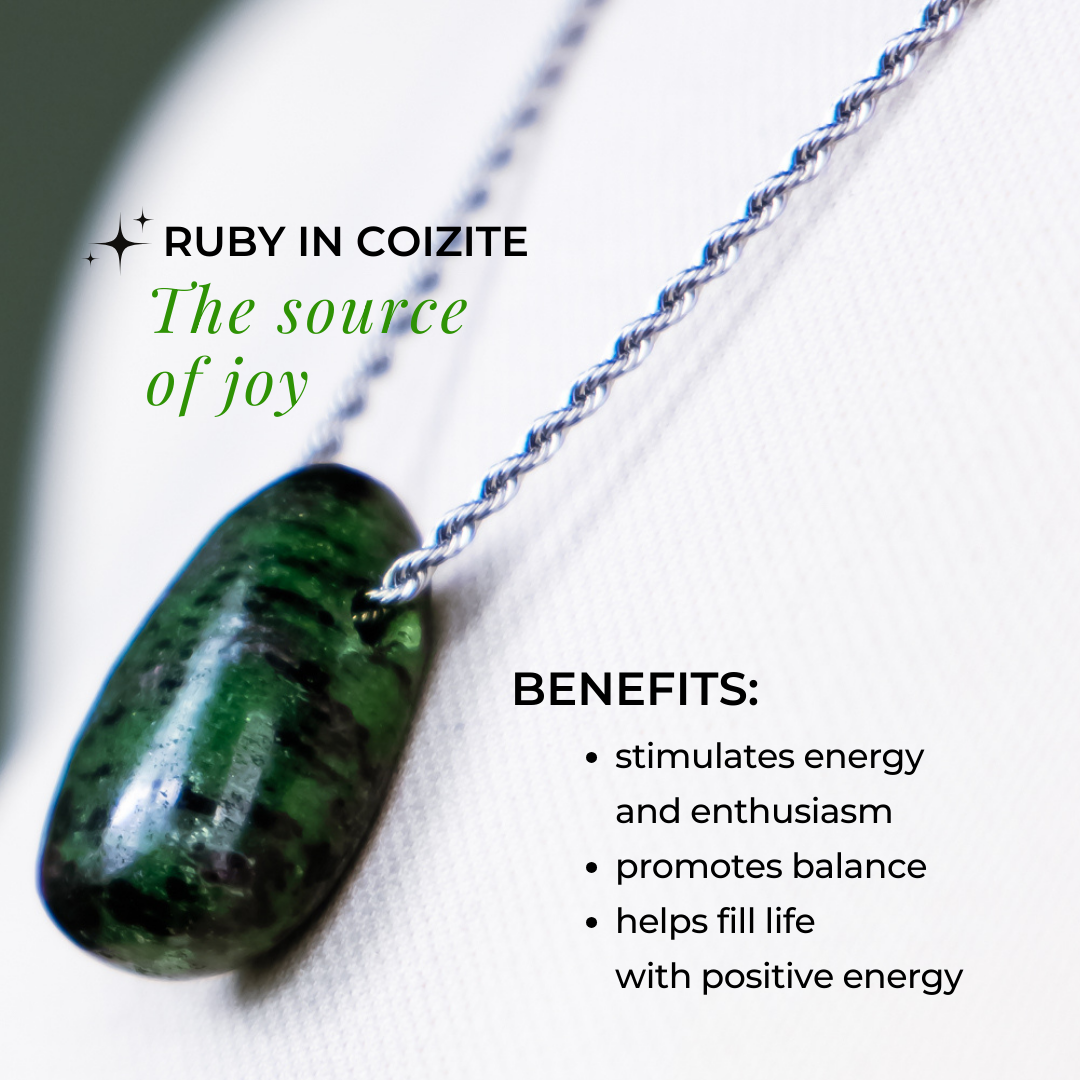 Ruby Zoisite Necklace