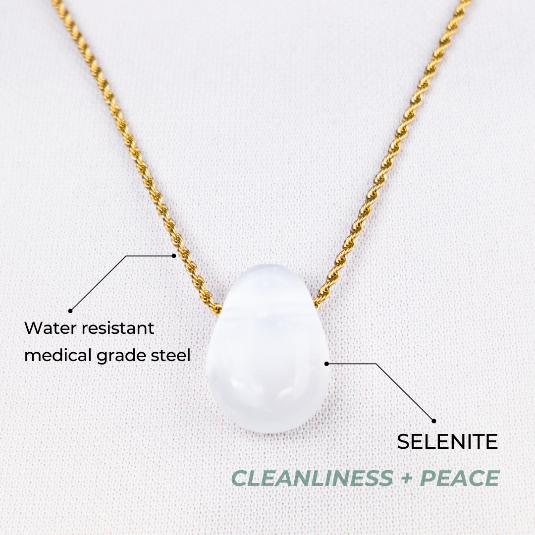 Selenite Necklace