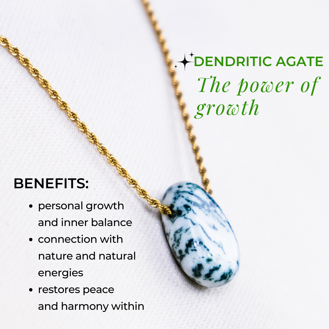 Dendritic Agate Necklace