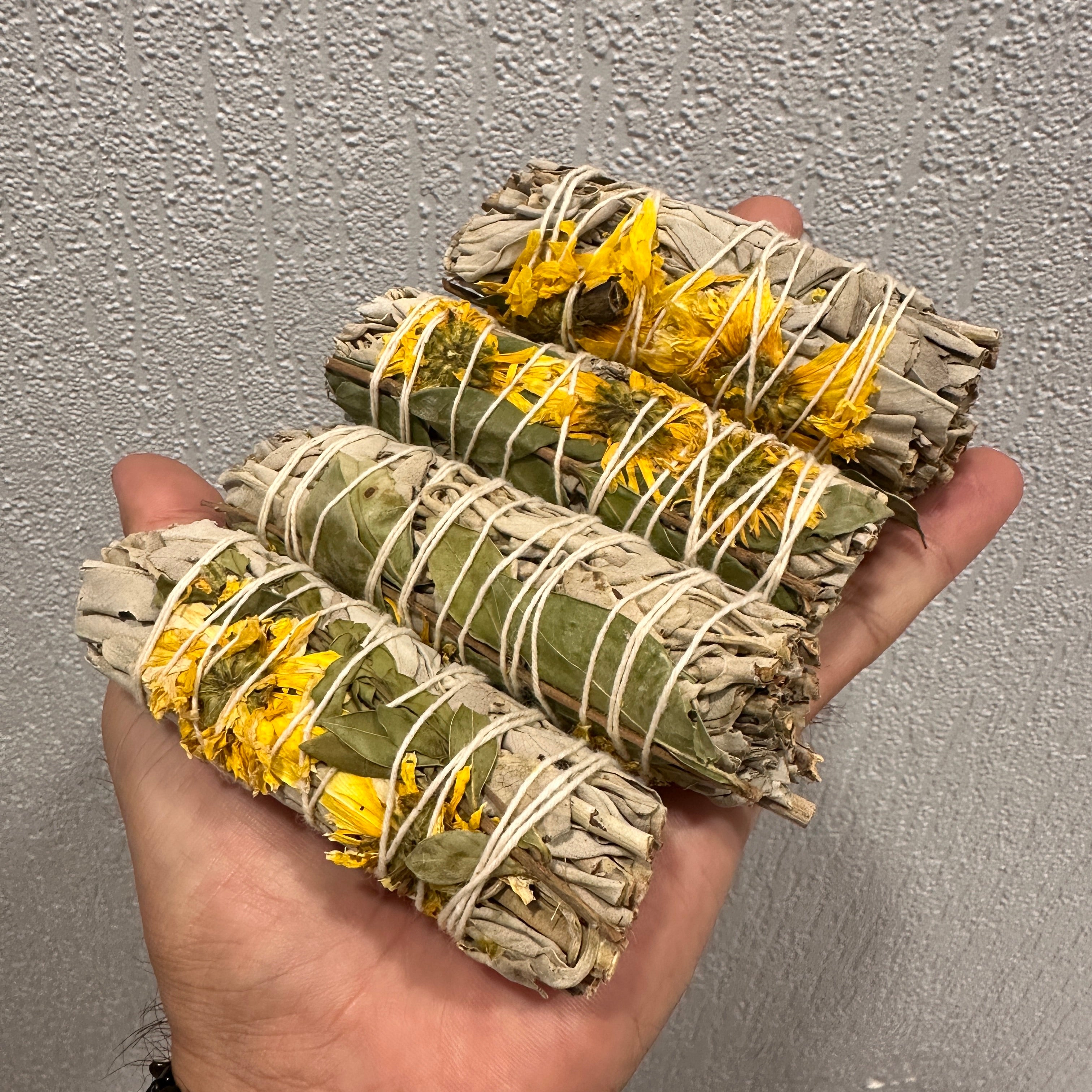 White Sage and Sunflower Smudge