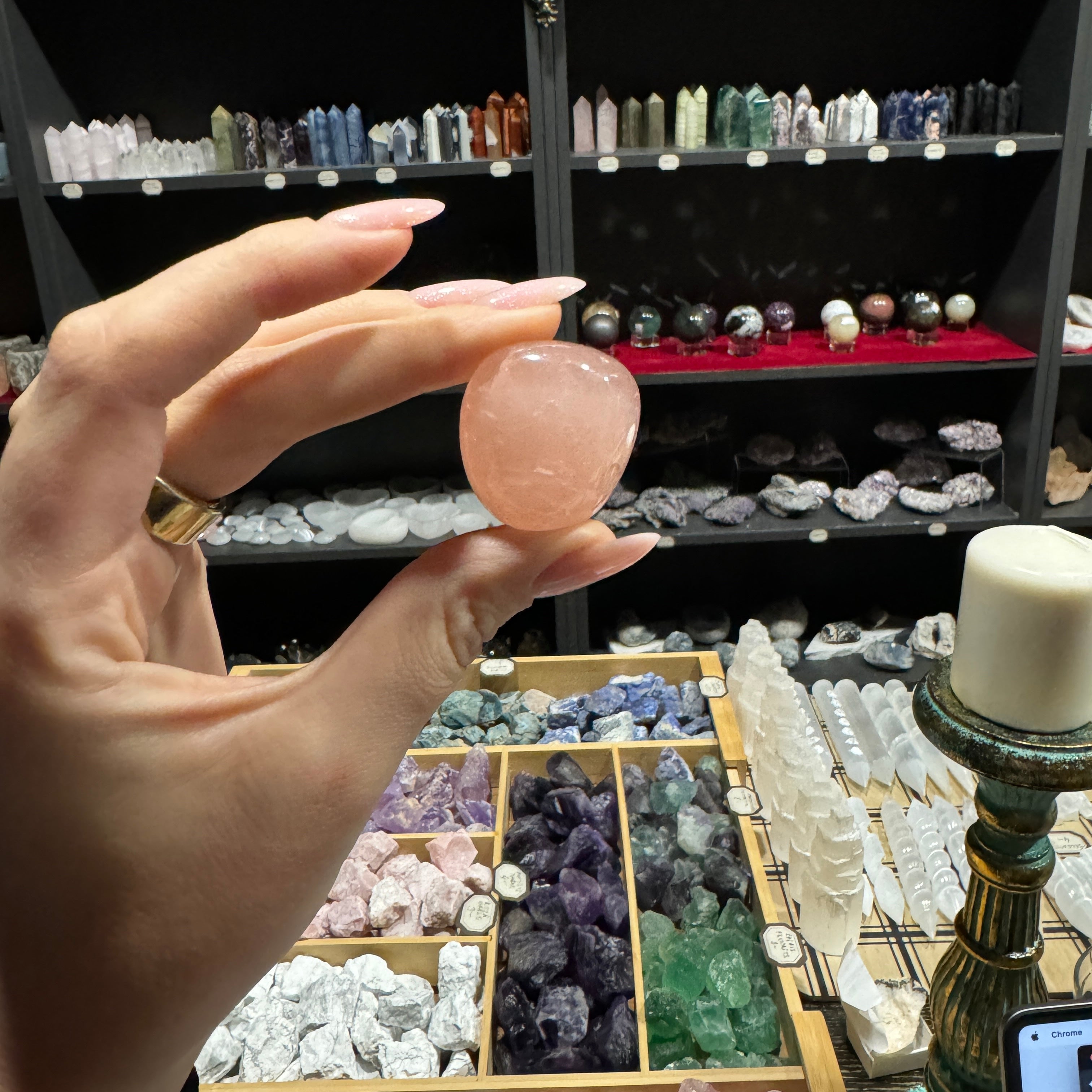 Pocket Size ROSE QUARTZ