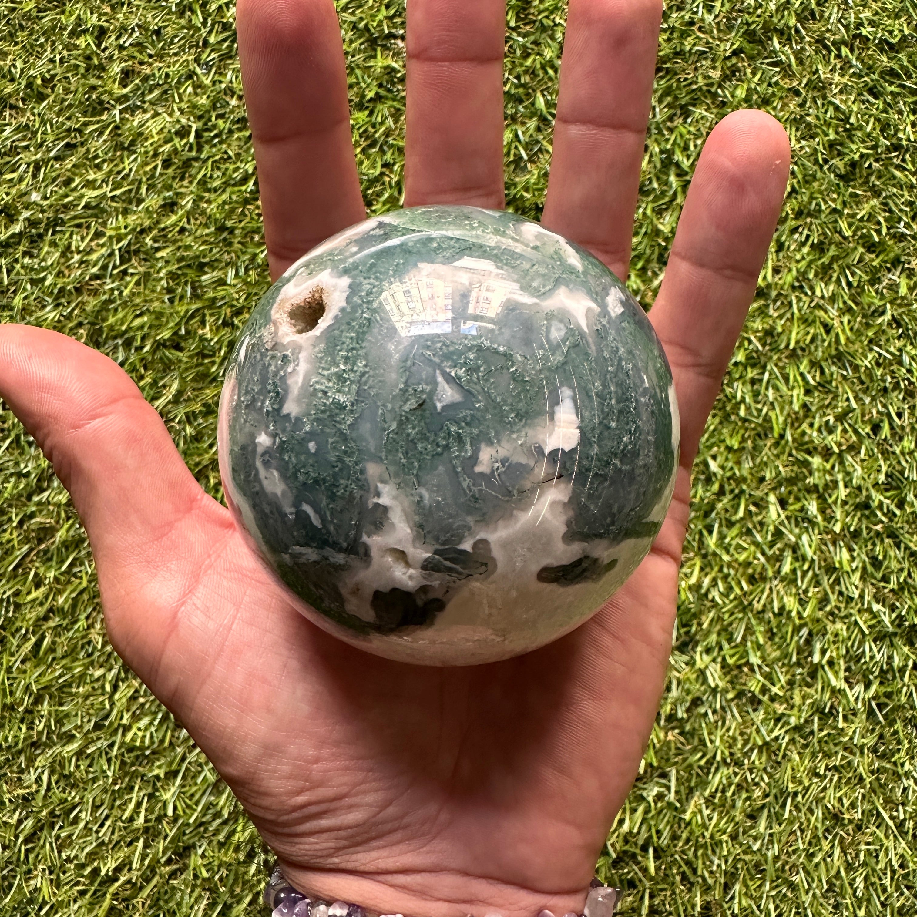 Moss Agate Sphere