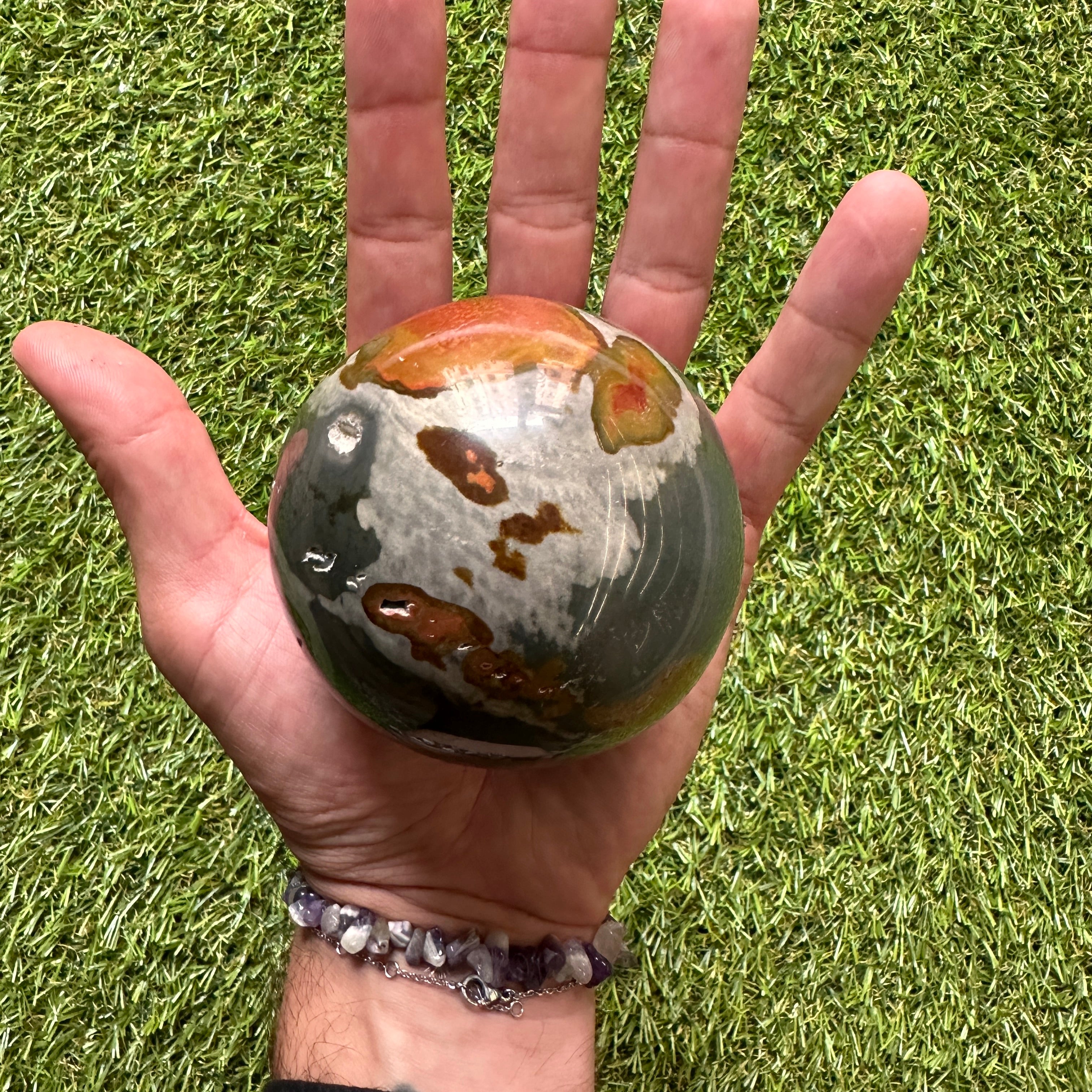 Polychrome Jasper Sphere