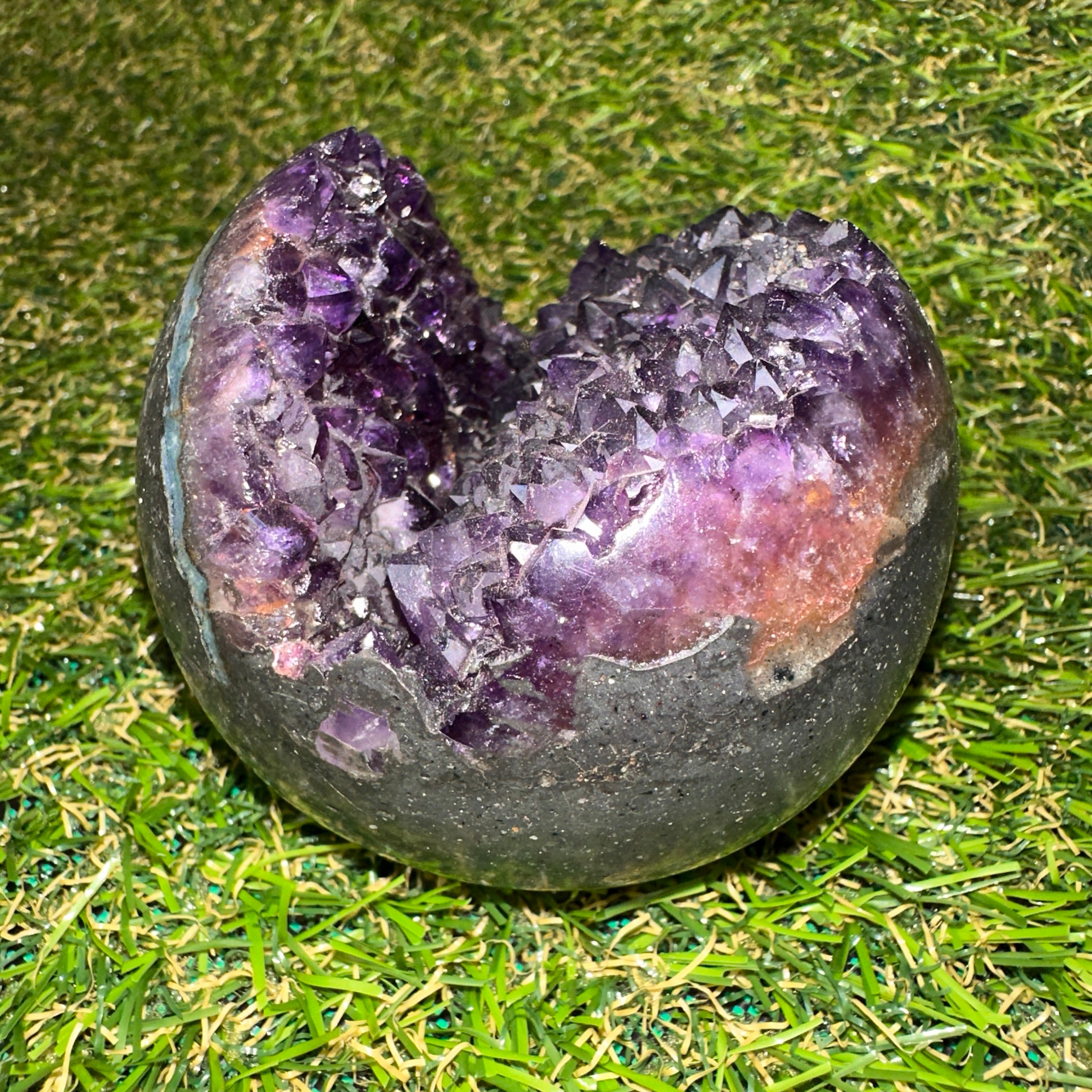 Amethyst Geode Sphere