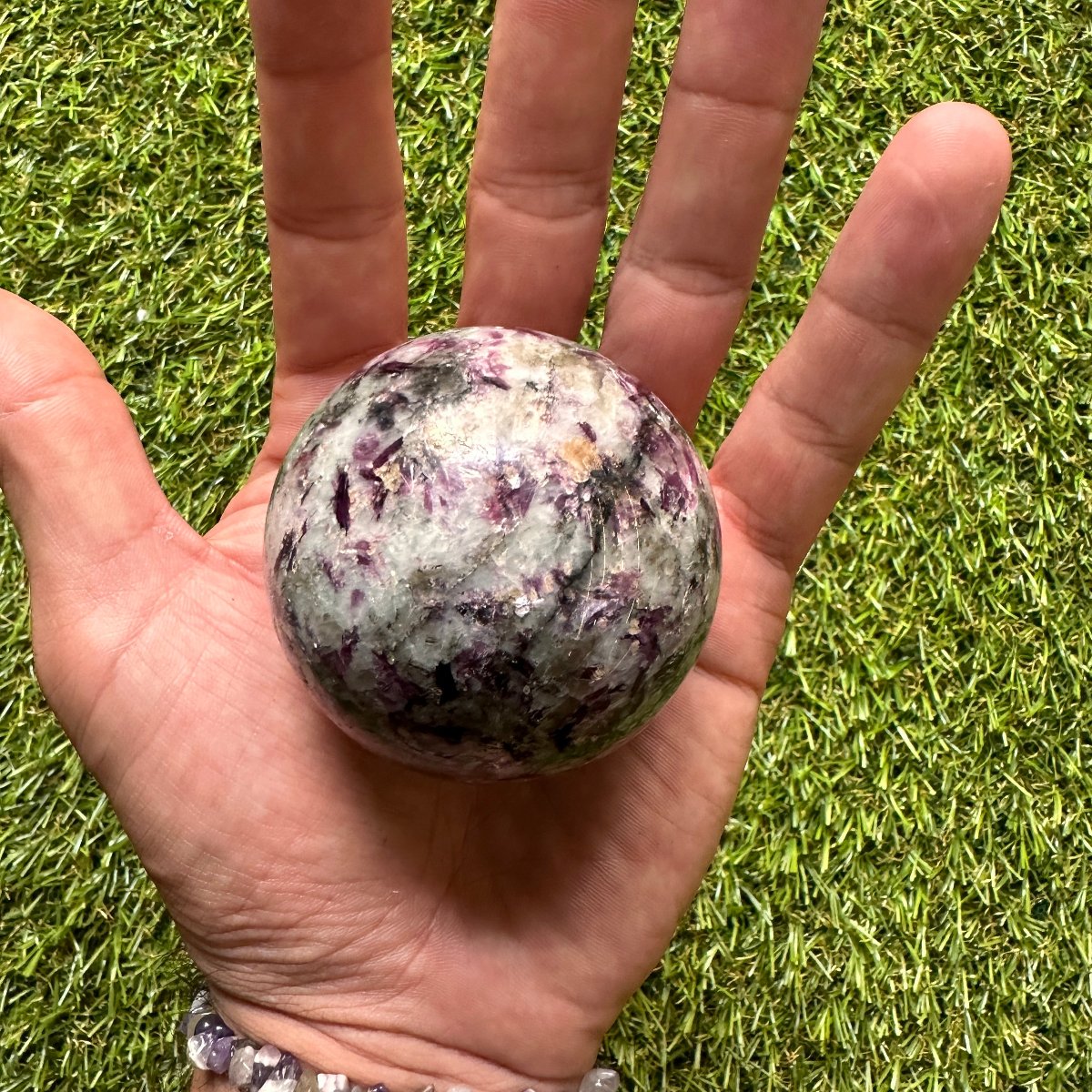 Lepidolite Sphere