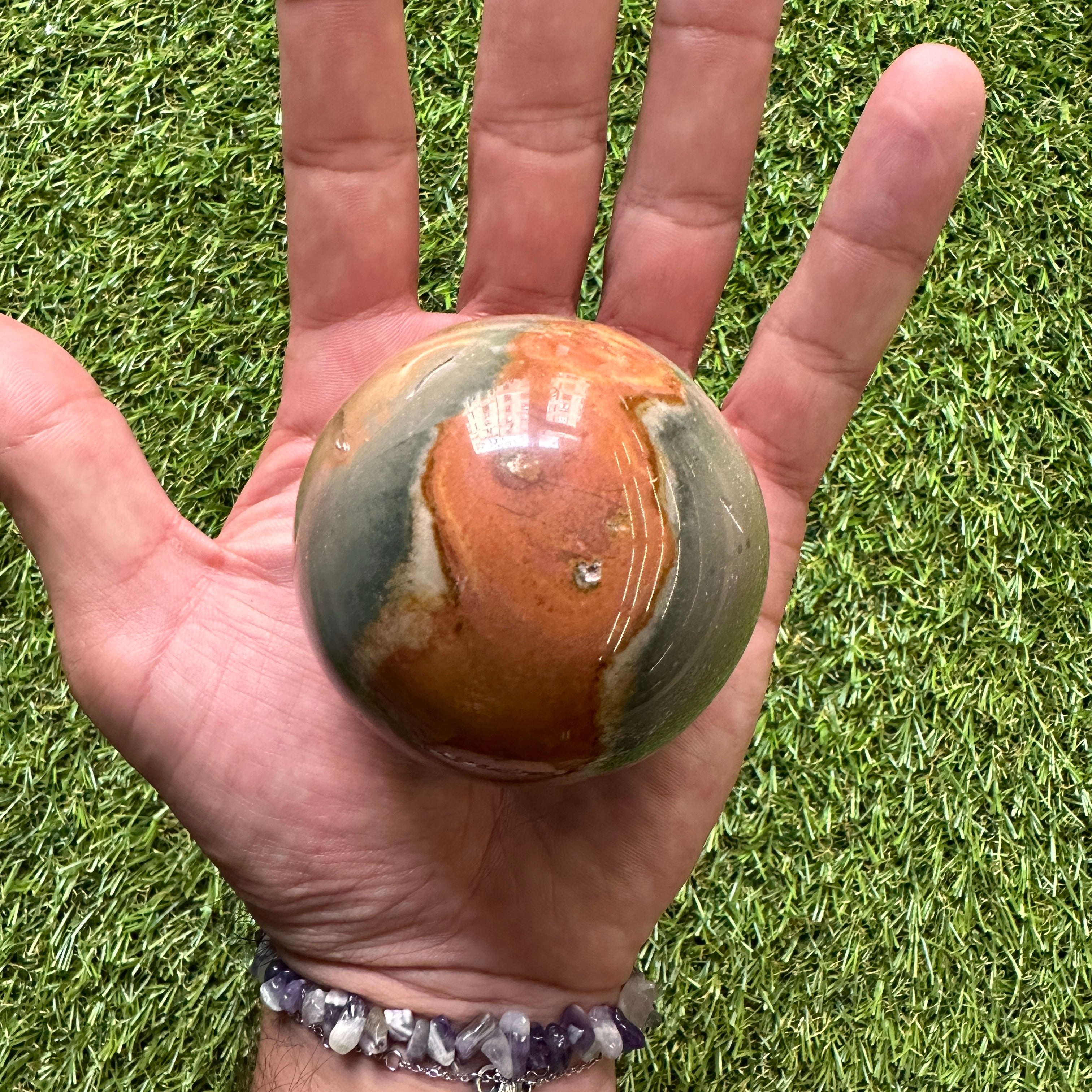 Polychrome Jasper Sphere