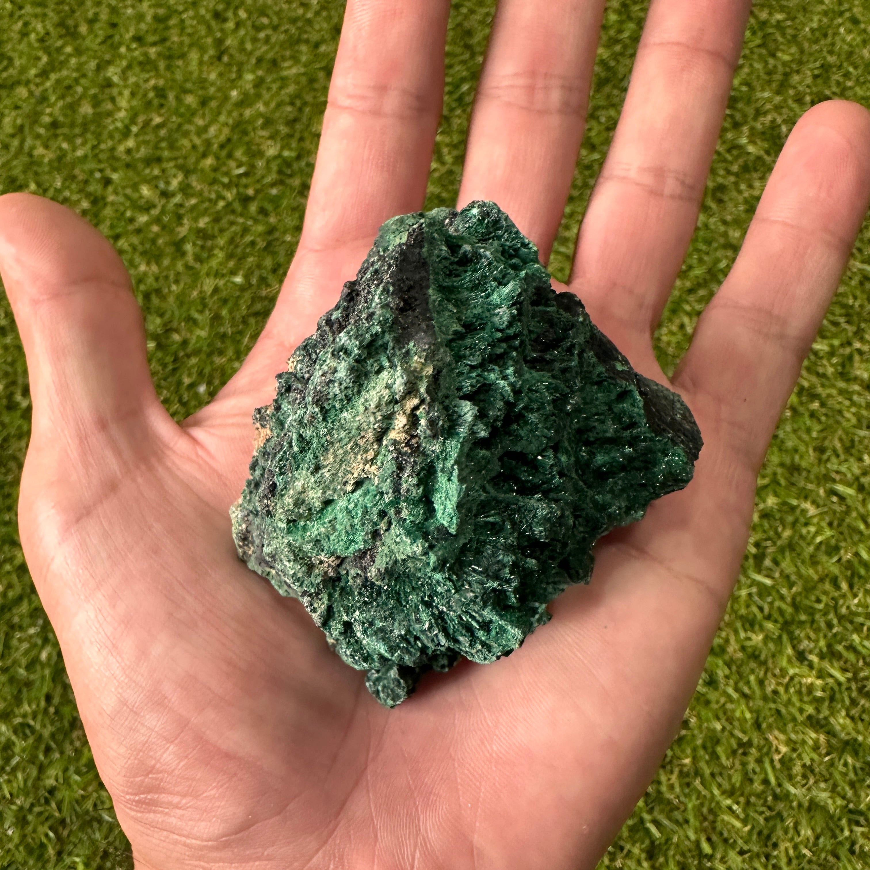 Malachite Raw Druzy