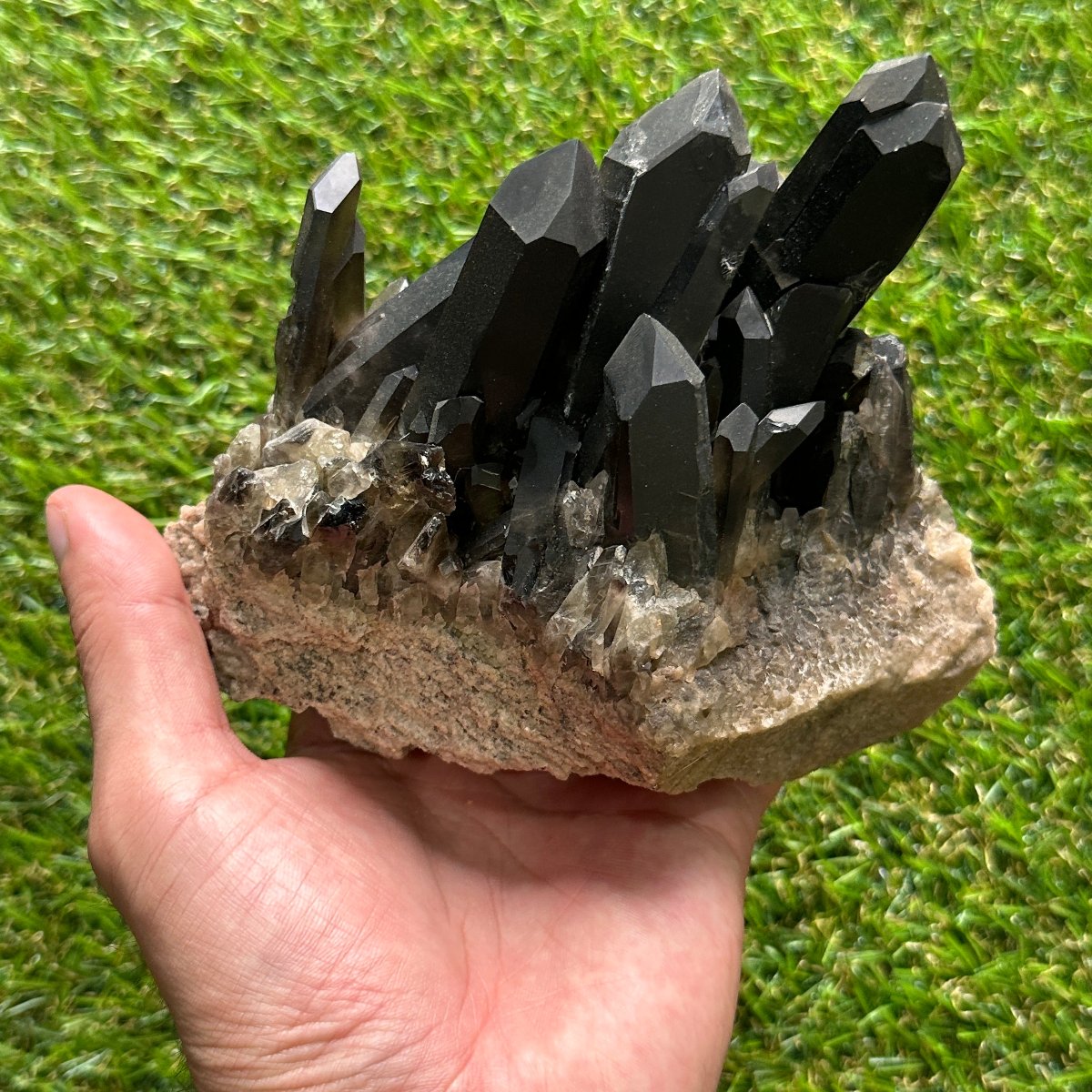 Smoky Quartz Cluster