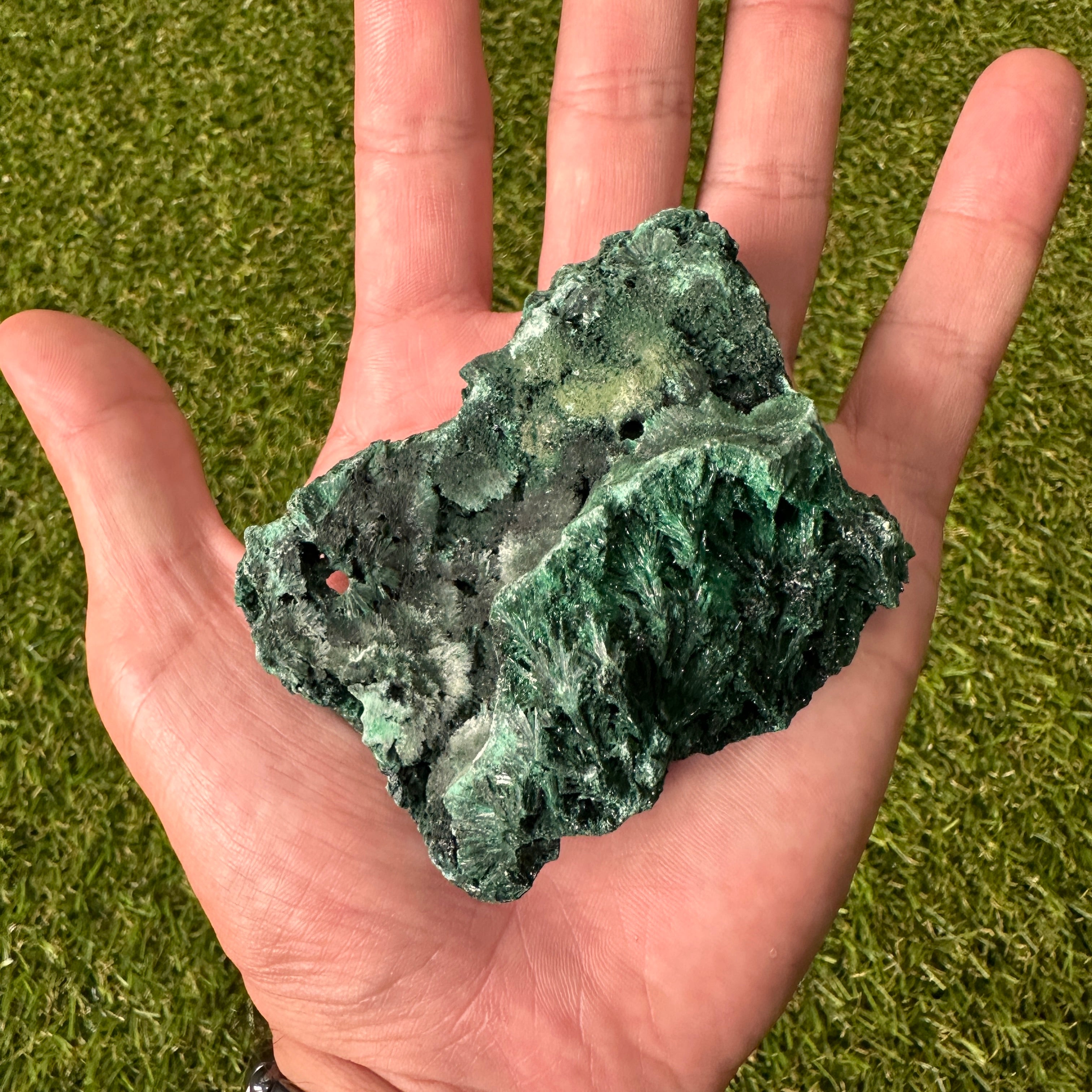 Malachite Raw Druzy