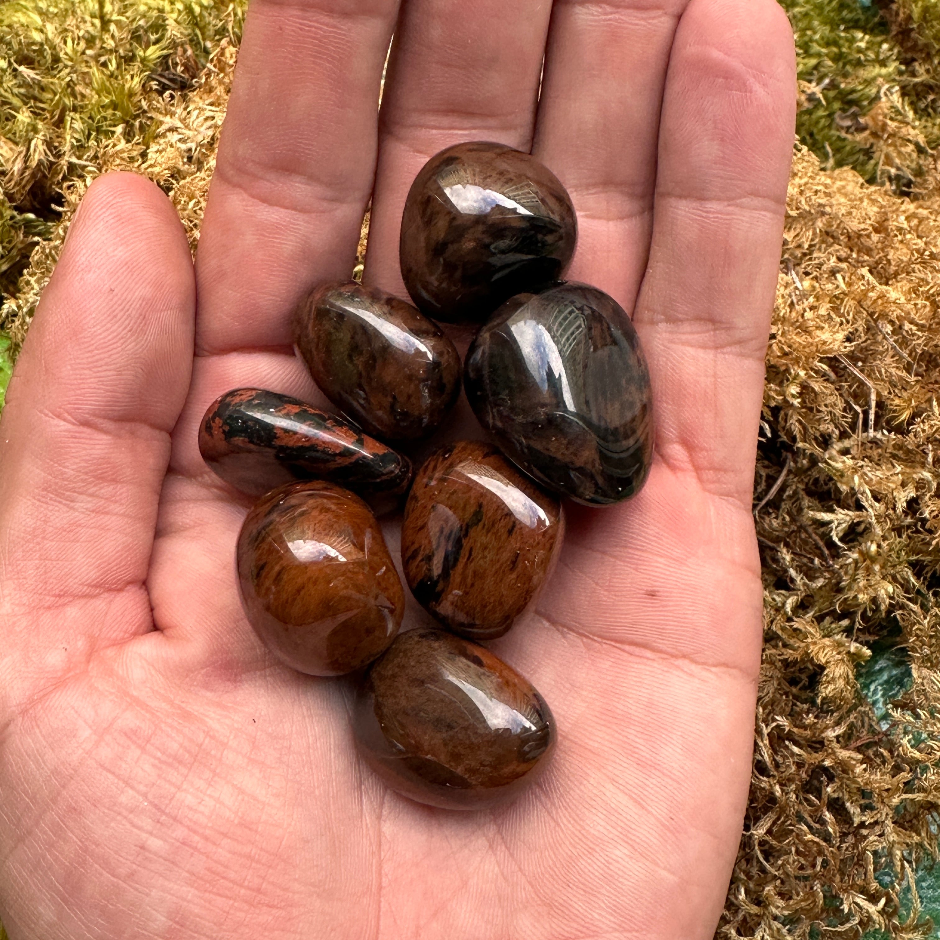 Pocket Size MAHOGANY OBSIDIAN