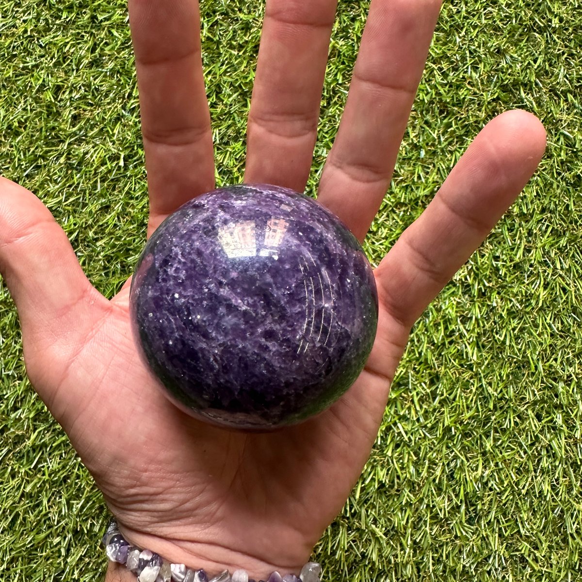 Lepidolite Sphere