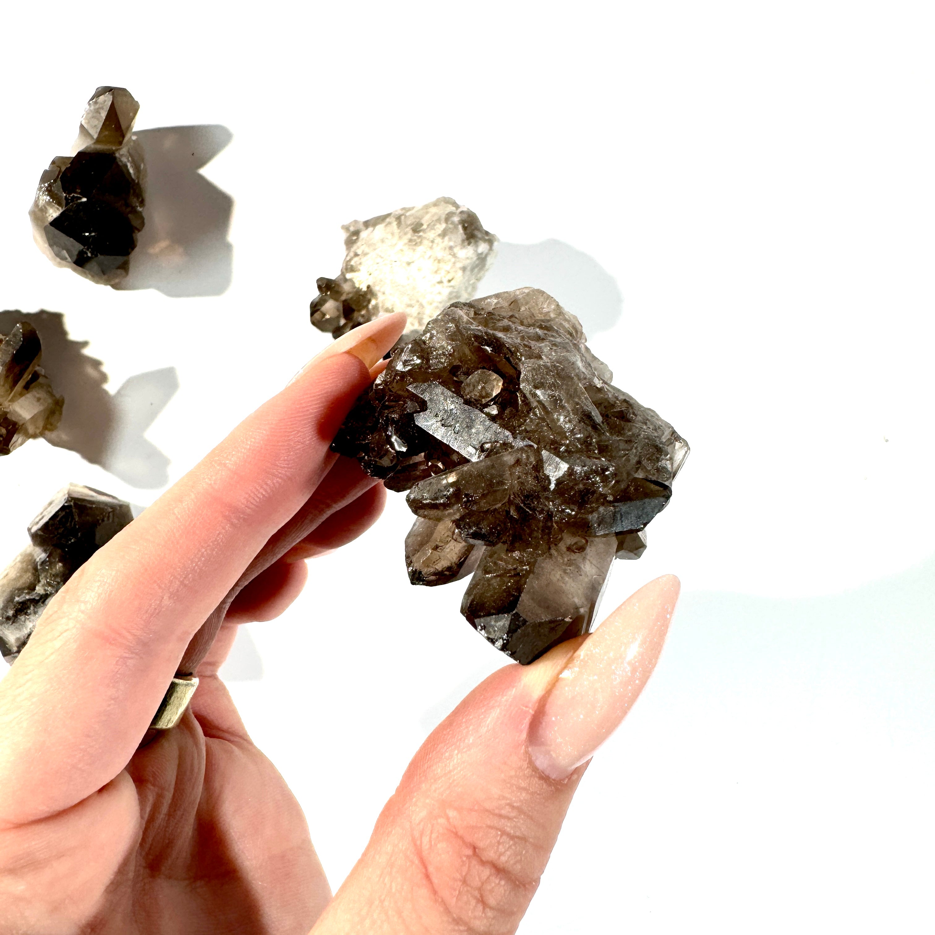 Smoky Quartz Cluster "TRANSFORMATION"