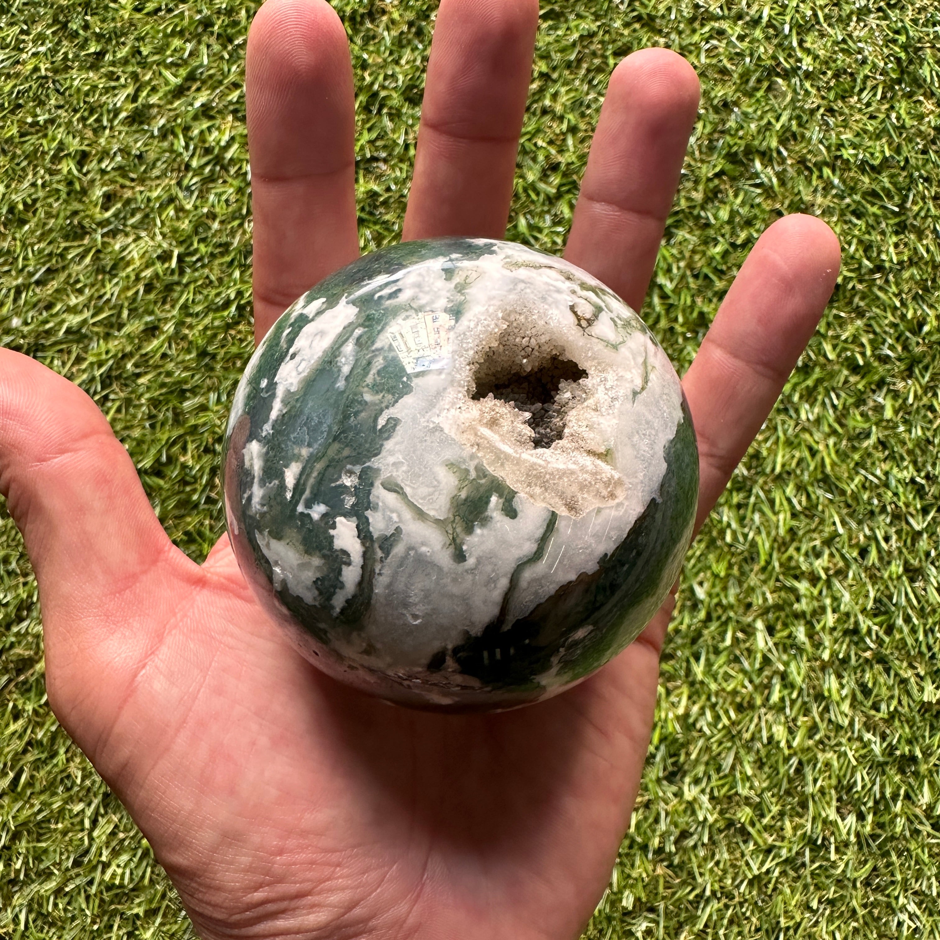 Moss Agate Sphere