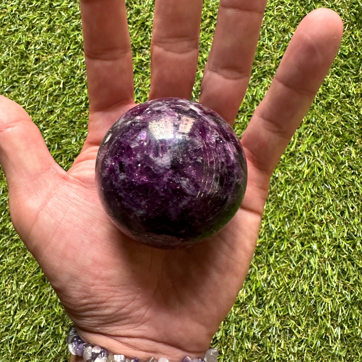 Lepidolite Sphere