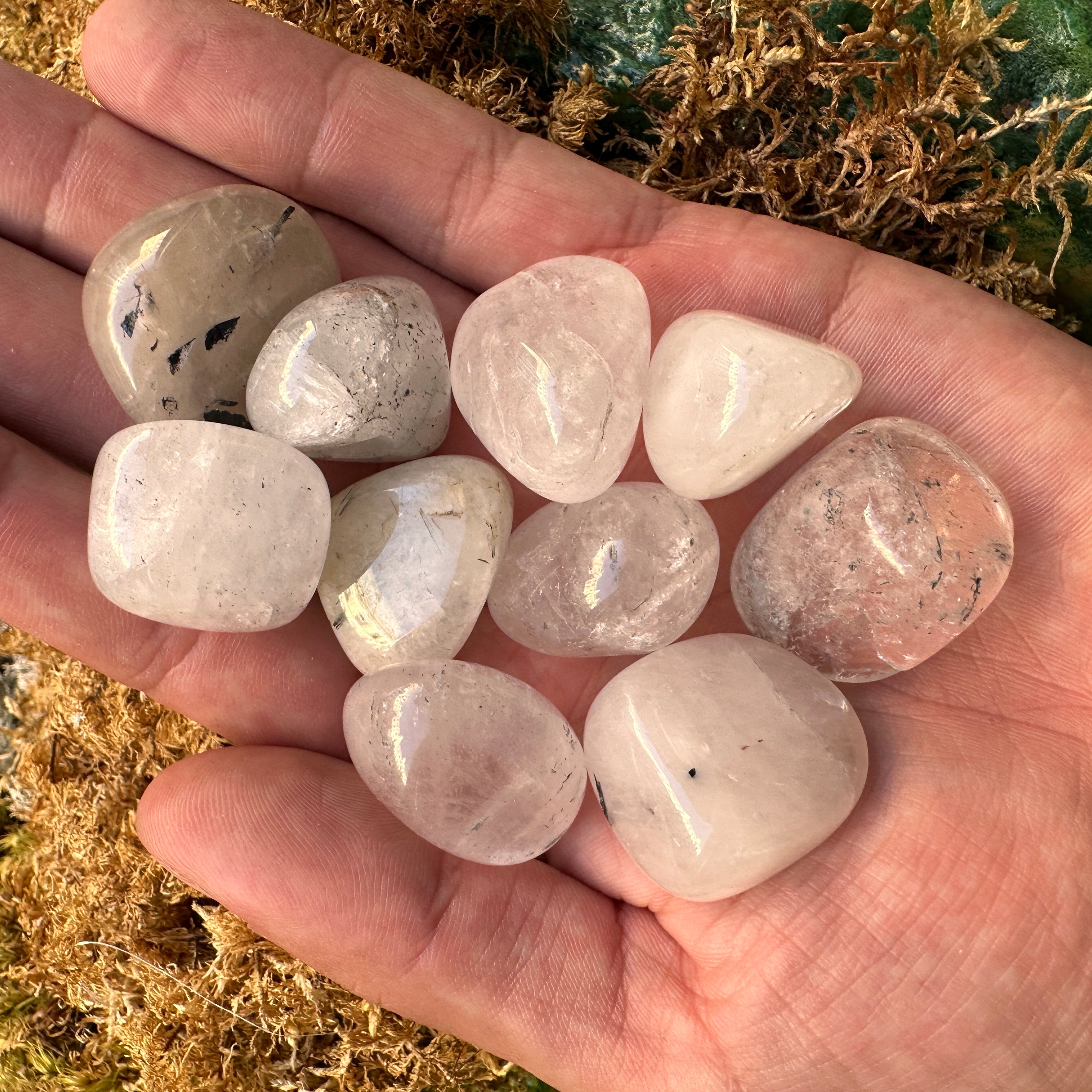 Pocket Size TOURMALINATED QUARTZ