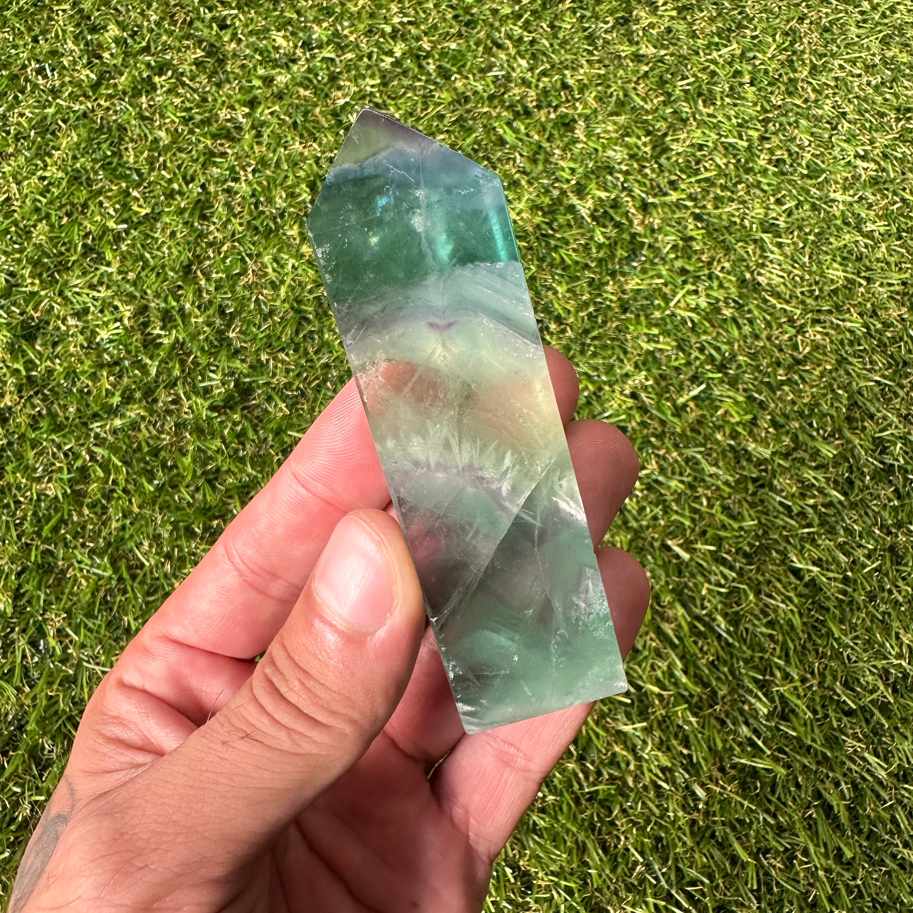 Rainbow Fluorite Tower