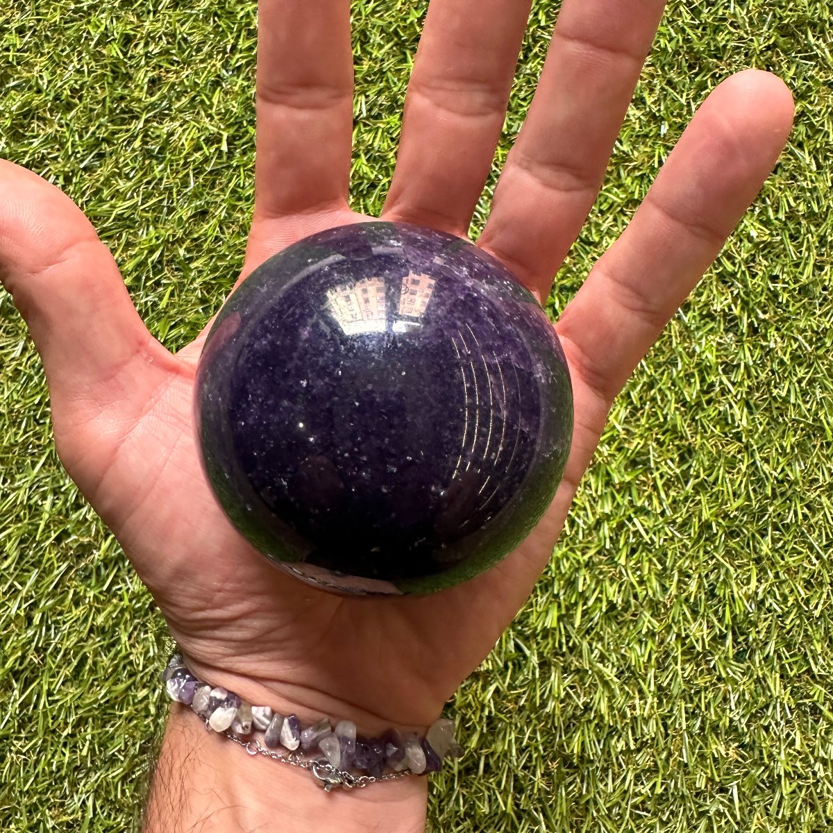 Lepidolite Sphere