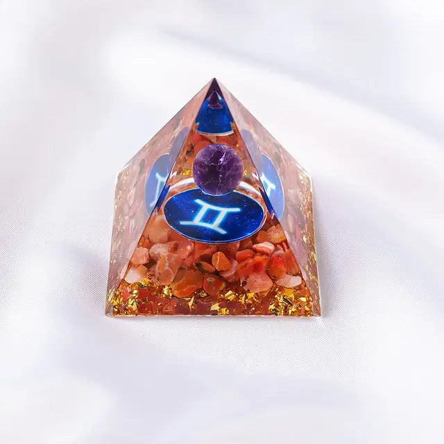 Orgonite - Zodiac Pyramid "GEMINI"