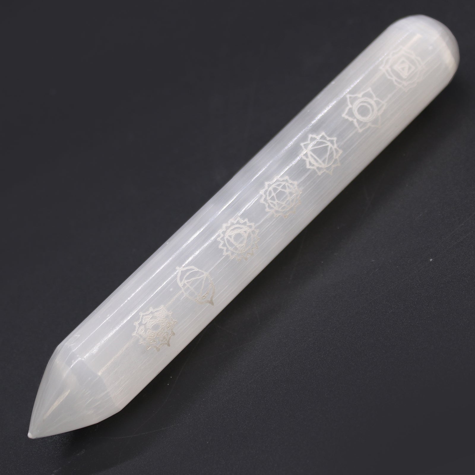 Selenite Wand "7 CHAKRAS"