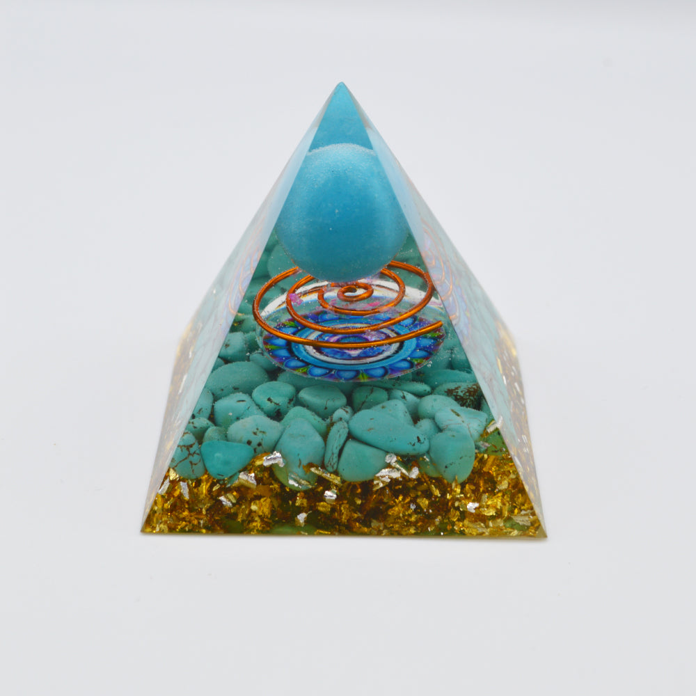 Orgonite - Pyramid ''Breath and Peace''